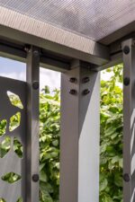 Aluminium-Carport Trigano – LIBECCIO + 3 Sichtschutzwände – 16 m² – Bild 7