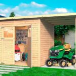 Gartenhaus Amrum 3 aus naturbelassenem Fichtenholz