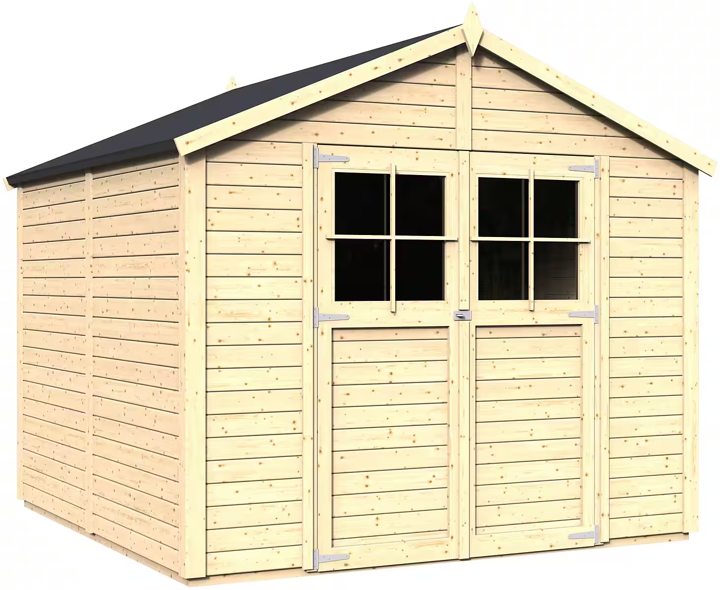 IMG_5962 Gartenhaus Osterbek 4 aus naturbelassenem Fichtenholz – Bild 1