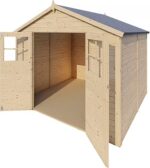 Gartenhaus Osterbek 4 aus naturbelassenem Fichtenholz – Bild 5