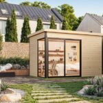 Gartenhaus Lasita Maja Austin 2 unbehandelt