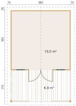 Gartenhaus Vikträ Kolding – Bild 2