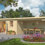 Gartenhaus Lasita Maja Reno unbehandelt