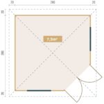 Gartenhaus Vikträ Arboga I 40 – Bild 2