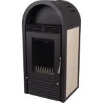 Kaminofen wasserführend Marbella Hellgrau – Bild 3