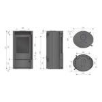 ORANIER+ ARKTIS 7 2.0 KAMINOFEN PUREBLACK SONDEREDITION – Bild 7