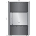 ORANIER FERAS W+ KAMINOFEN STAHL SCHWARZ – Bild 5