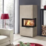 OLSBERG OSORNO L TOPSTONE KAMINOFEN QUARZIT MARRONE ALBA NATURA, RECHTS