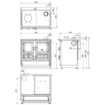 JUSTUS FESTBRENNSTOFFHERD RUSTICO-90 2.0 – Bild 8