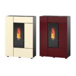 DAL ZOTTO LEYLA ELITE PELLETOFEN STAHL BORDEAUX – Bild 3