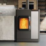 AUSTROFLAMM MO DUO COOK KOMBI-KAMINOFEN KERAMIK WEISS