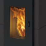 EK63 ZONE 80 EVO PELLETOFEN STAHL MATTSCHWARZ – Bild 3