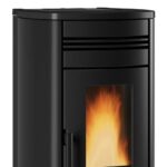 EXTRAFLAME EVOLUTION LINE SINFONY PELLETOFEN STAHL WEISS – Bild 4