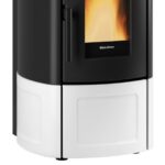 EXTRAFLAME EVOLUTION LINE SINFONY PELLETOFEN STAHL WEISS – Bild 6