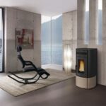 EXTRAFLAME EVOLUTION LINE SINFONY PELLETOFEN STAHL WEISS – Bild 7