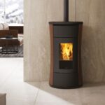 EDILKAMIN CHERIE 9 EVO PELLETOFEN STAHL BRONZE