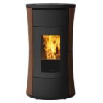 EDILKAMIN CHERIE 9 EVO PELLETOFEN STAHL BRONZE – Bild 2