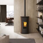 EDILKAMIN CHERIE 9 EVO PELLETOFEN STAHL BRONZE – Bild 3