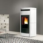EDILKAMIN KIRA EVO PELLETOFEN KERAMIK WEISS