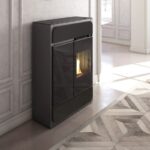 EDILKAMIN BILD UP PELLETOFEN KERAMIK SCHWARZ – Bild 6