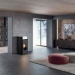 EDILKAMIN MYRNA PLUS PELLETOFEN KERAMIK WEISS – Bild 3