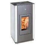 HAAS+SOHN HSP 6 PELLETTO IV PELLETOFEN PERL-ANTHRAZIT/WEISS – Bild 2