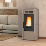 EXTRAFLAME EVOLUTION LINE TERRY PLUS PELLETOFEN MAJOLIKA GLÄNZENDES TORTORA